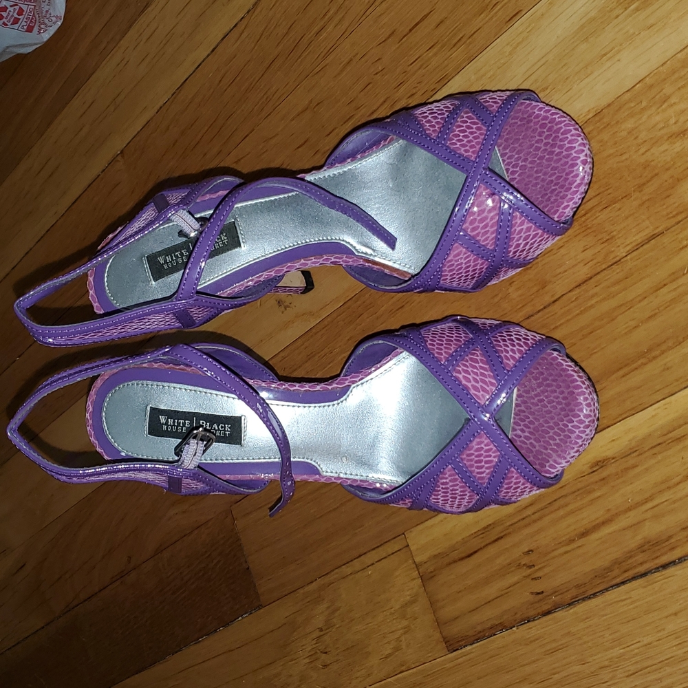 Purple White House Black Market heels